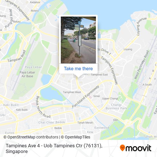 Tampines Ave 4 - Uob Tampines Ctr (76131)地图