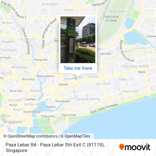 Paya Lebar Rd - Paya Lebar Stn Exit C (81119)地图