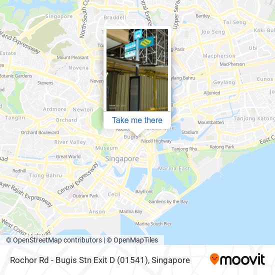 Rochor Rd - Bugis Stn Exit D (01541) map