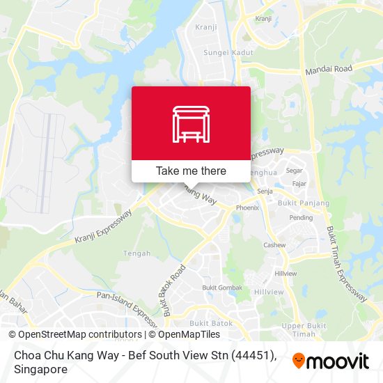 Choa Chu Kang Way - Bef South View Stn (44451) map