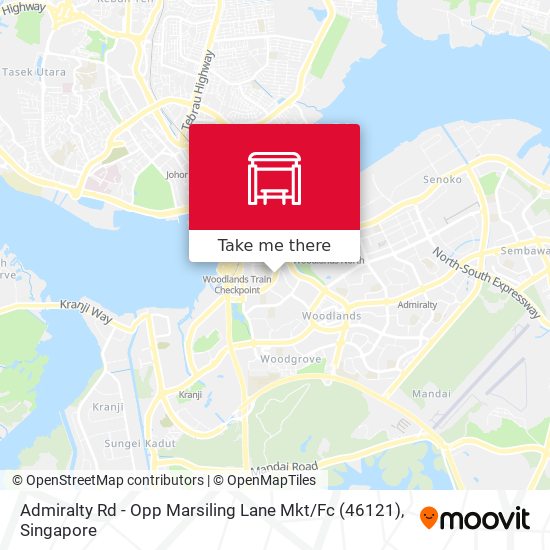 Admiralty Rd - Opp Marsiling Lane Mkt / Fc (46121)地图