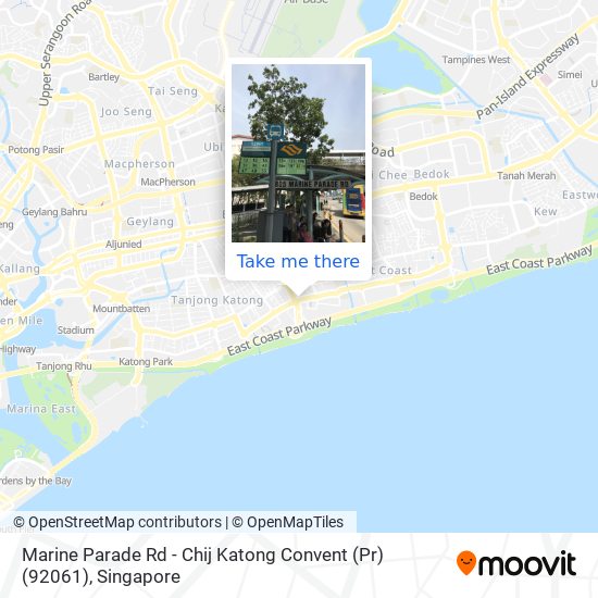 Marine Parade Rd - Chij Katong Convent (Pr) (92061)地图
