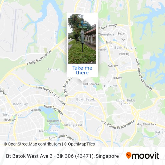 Bt Batok West Ave 2 - Blk 306 (43471) map