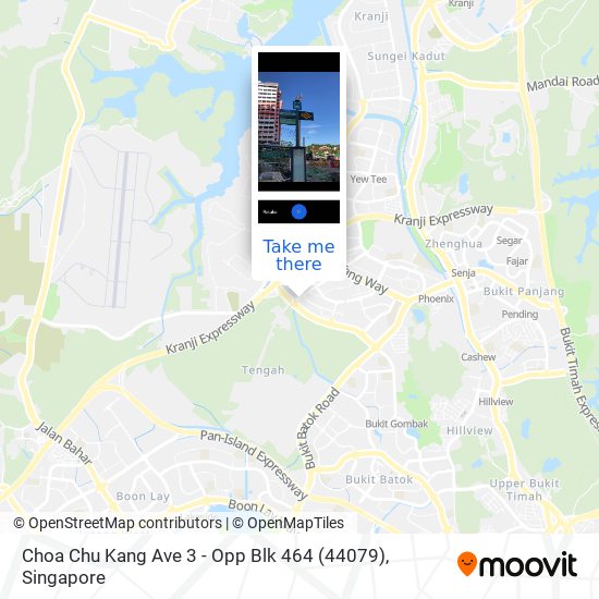 Choa Chu Kang Ave 3 - Opp Blk 464 (44079) map