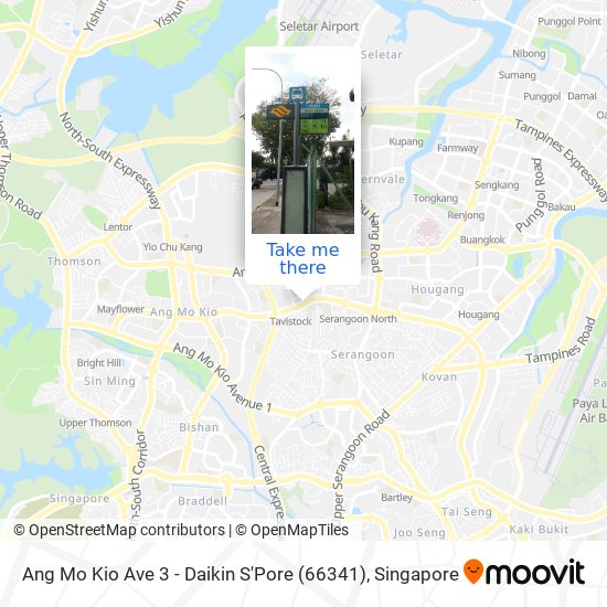 Ang Mo Kio Ave 3 - Daikin S'Pore (66341) map
