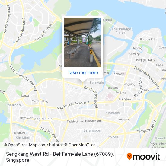 Sengkang West Rd - Bef Fernvale Lane (67089) map