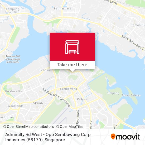 Admiralty Rd West - Opp Sembawang Corp Industries (58179) map