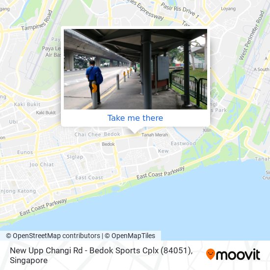 New Upp Changi Rd - Bedok Sports Cplx (84051) map