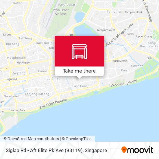 Siglap Rd - Aft Elite Pk Ave (93119) map