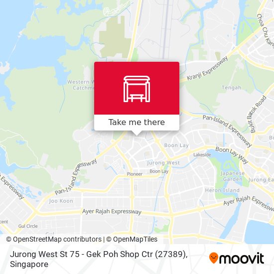 Jurong West St 75 - Gek Poh Shop Ctr (27389) map