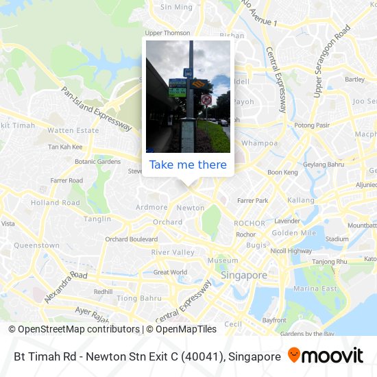 Bt Timah Rd - Newton Stn Exit C (40041) map