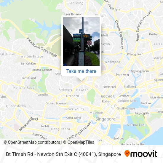 Bt Timah Rd - Newton Stn Exit C (40041)地图