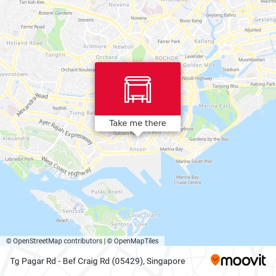 Tg Pagar Rd - Bef Craig Rd (05429)地图