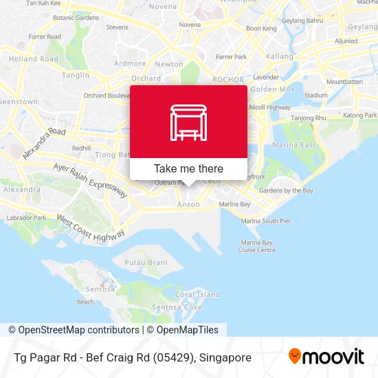 Tg Pagar Rd - Bef Craig Rd (05429)地图
