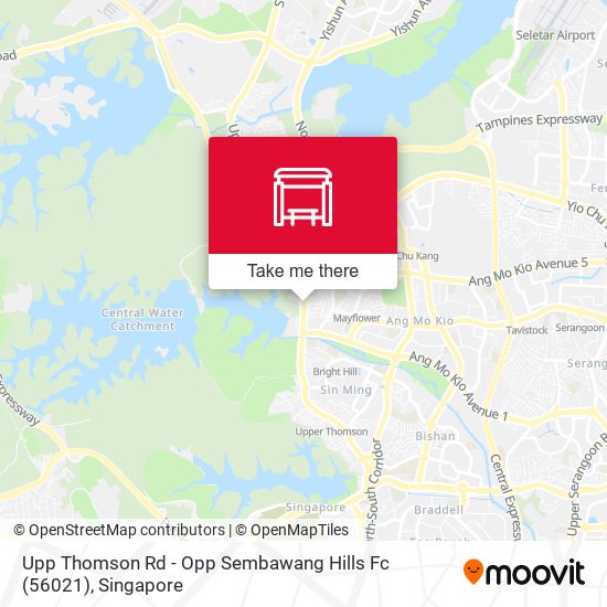 Upp Thomson Rd - Opp Sembawang Hills Fc (56021)地图