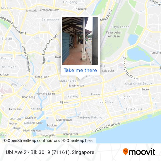 Ubi Ave 2 - Blk 3019 (71161)地图