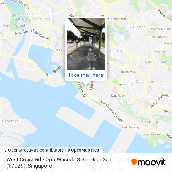 West Coast Rd - Opp Waseda S Snr High Sch (17029)地图