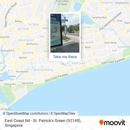 East Coast Rd - St. Patrick's Green (92149)地图