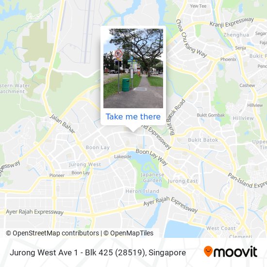 Jurong West Ave 1 - Blk 425 (28519) map