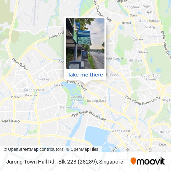 Jurong Town Hall Rd - Blk 228 (28289)地图