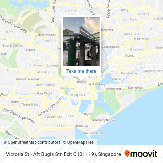 Victoria St - Aft Bugis Stn Exit C (01119)地图