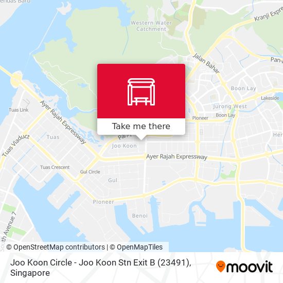 Joo Koon Circle - Joo Koon Stn Exit B (23491) map