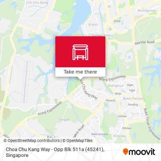 Choa Chu Kang Way - Opp Blk 511a (45241) map