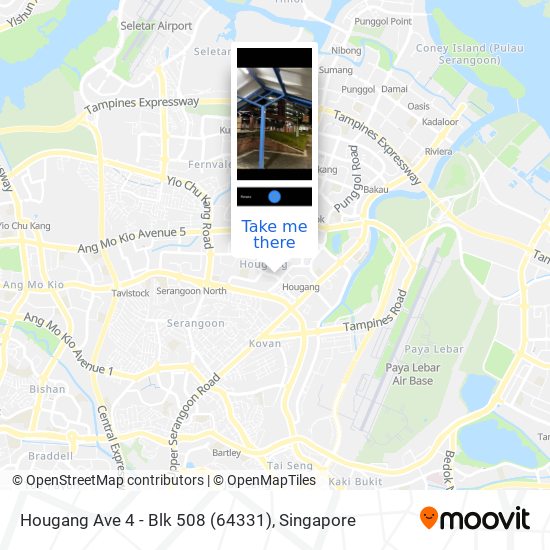 Hougang Ave 4 - Blk 508 (64331) map