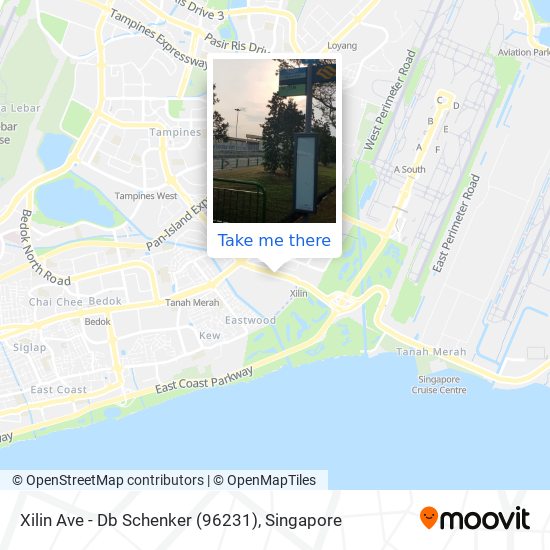 Xilin Ave - Db Schenker (96231) map