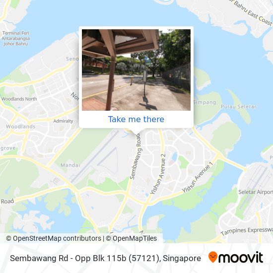 Sembawang Rd - Opp Blk 115b (57121) map