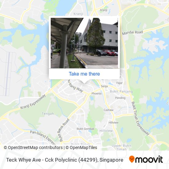 Teck Whye Ave - Cck Polyclinic (44299) map