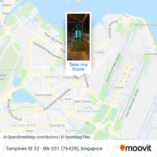 Tampines St 32 - Blk 331 (76429) map