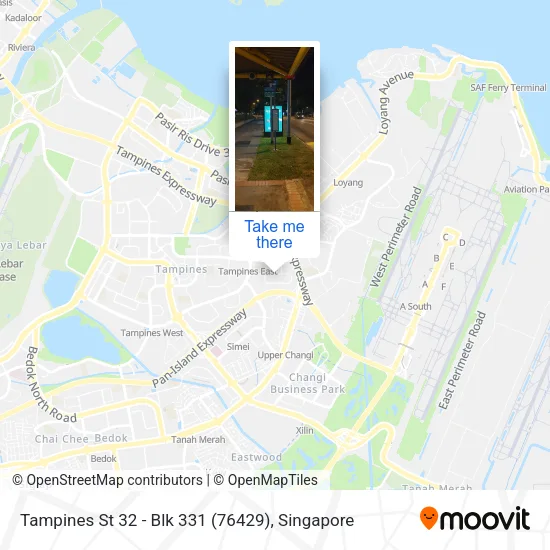 Tampines St 32 - Blk 331 (76429)地图