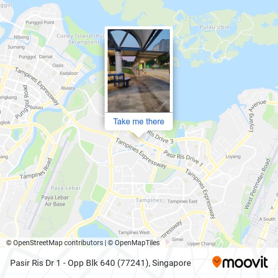 Pasir Ris Dr 1 - Opp Blk 640 (77241)地图