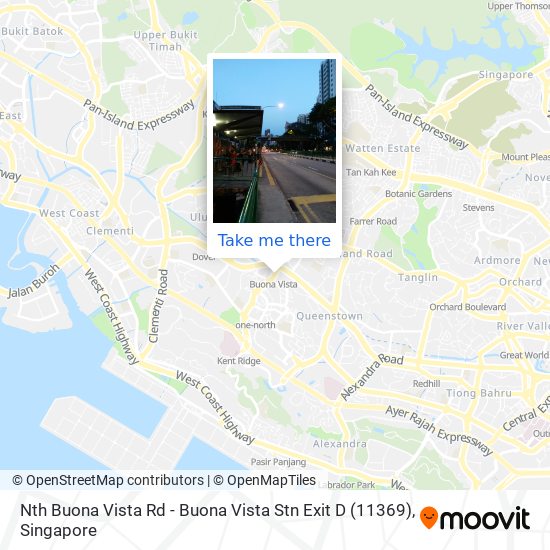 Nth Buona Vista Rd - Buona Vista Stn Exit D (11369) map