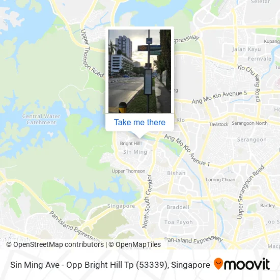 Sin Ming Ave - Opp Bright Hill Tp (53339)地图