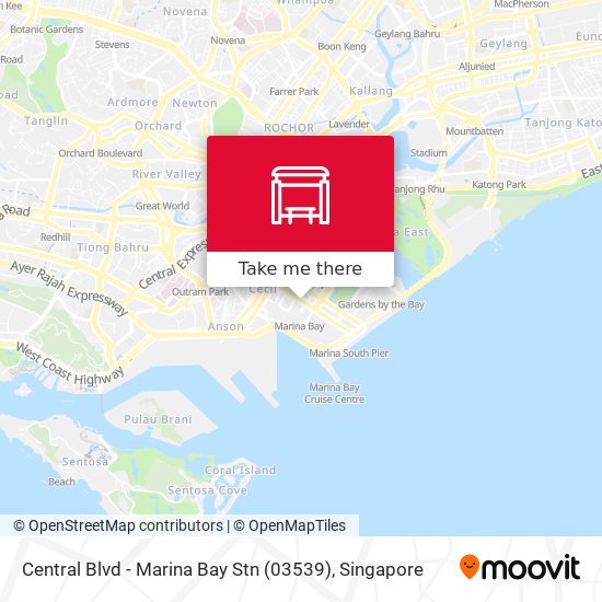 Central Blvd - Marina Bay Stn (03539) map