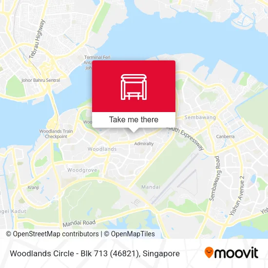 Woodlands Circle - Blk 713 (46821)地图