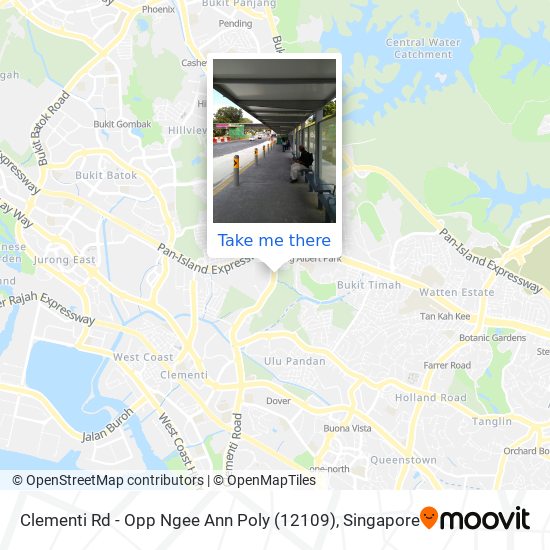 Clementi Rd - Opp Ngee Ann Poly (12109) map