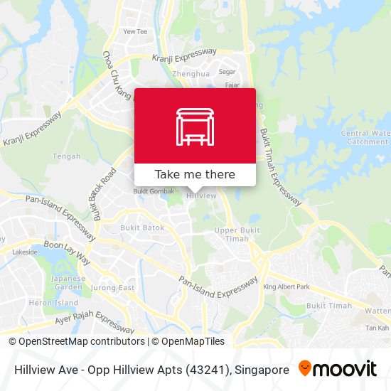 Hillview Ave - Opp Hillview Apts (43241) map