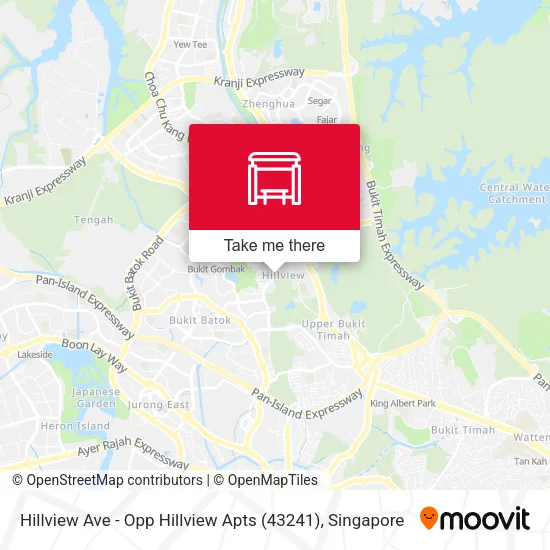 Hillview Ave - Opp Hillview Apts (43241)地图