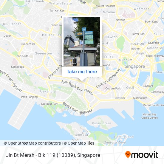 Jln Bt Merah - Blk 119 (10089)地图