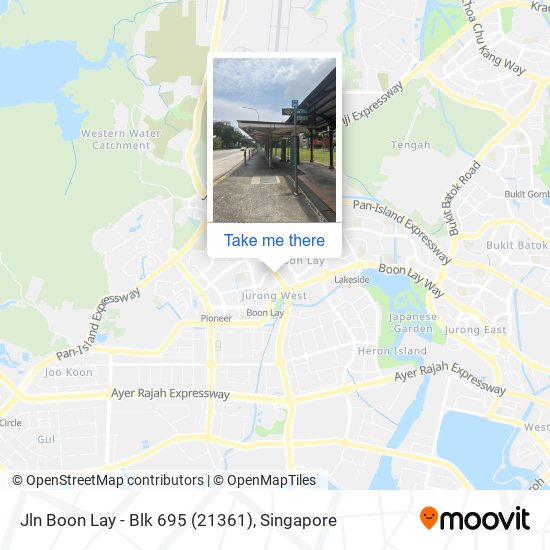 Jln Boon Lay - Blk 695 (21361)地图