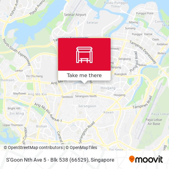 S'Goon Nth Ave 5 - Blk 538 (66529)地图