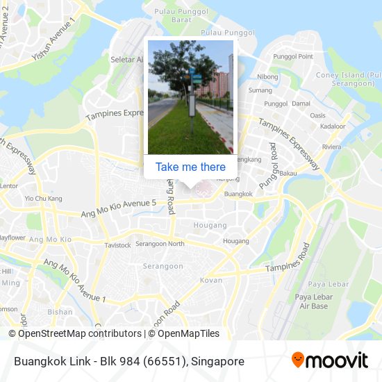 Buangkok Link - Blk 984 (66551) map