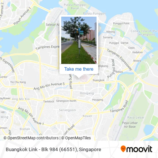 Buangkok Link - Blk 984 (66551)地图
