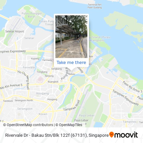 Rivervale Dr - Bakau Stn / Blk 122f (67131) map