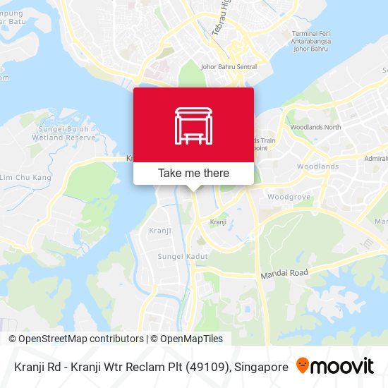 Kranji Rd - Kranji Wtr Reclam Plt (49109) map