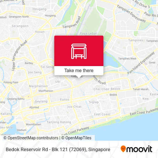 Bedok Reservoir Rd - Blk 121 (72069) map