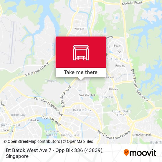 Bt Batok West Ave 7 - Opp Blk 336 (43839) map